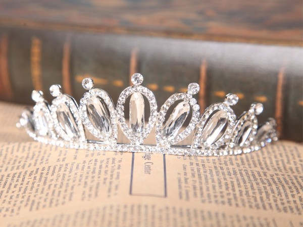 Beautiful Clear Czech Wedding Headpieces