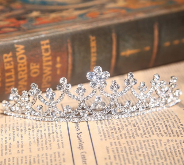 Bright Alloy Czech Rhinestones Wedding Headpieces