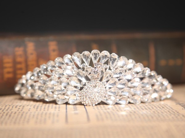 Gorgeous Czech Rhinestones Wedding Headpieces