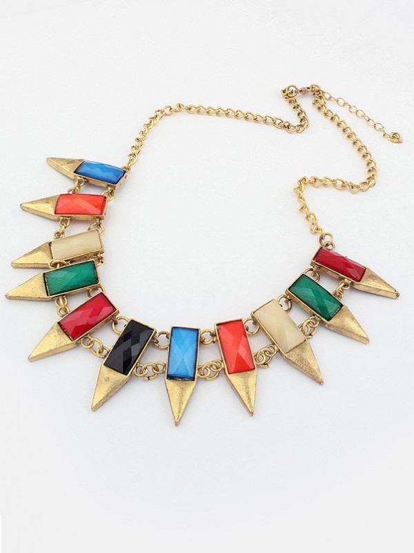 Occident Major suit Retro Geometry Irregular Hot Sale Necklace