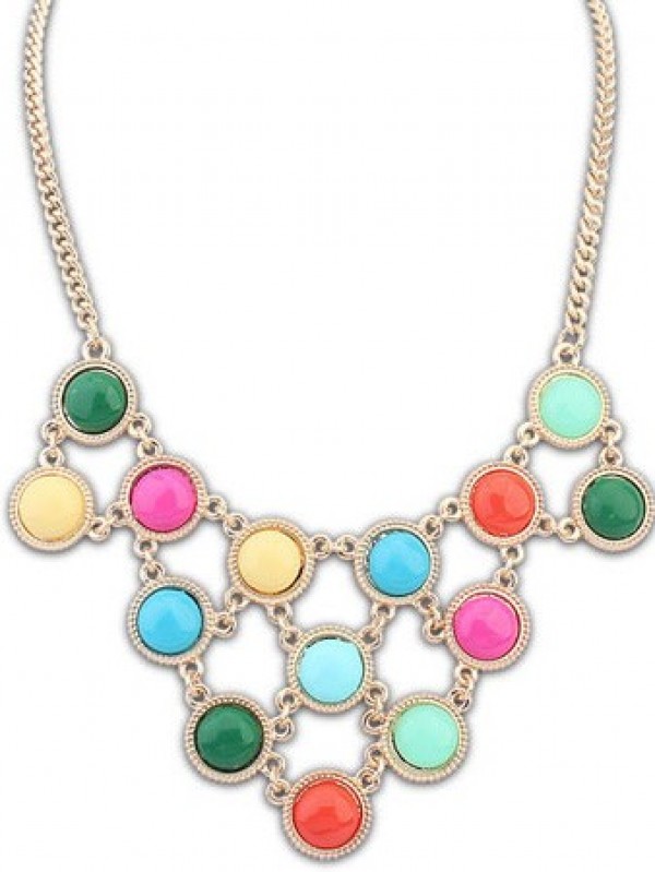 Occident Candy colors Sweet multi-layered Hot Sale Necklace
