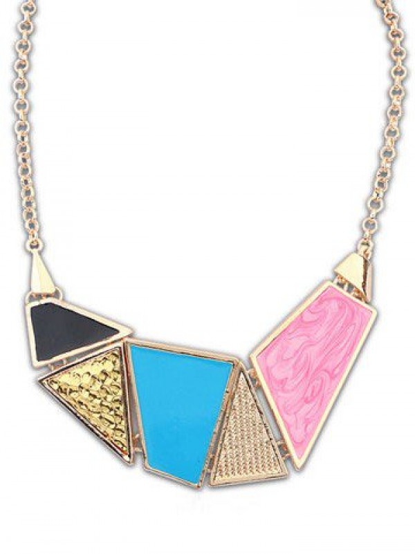 Occident Stylish Street shooting Hot Sale Drop of oil Necklace
