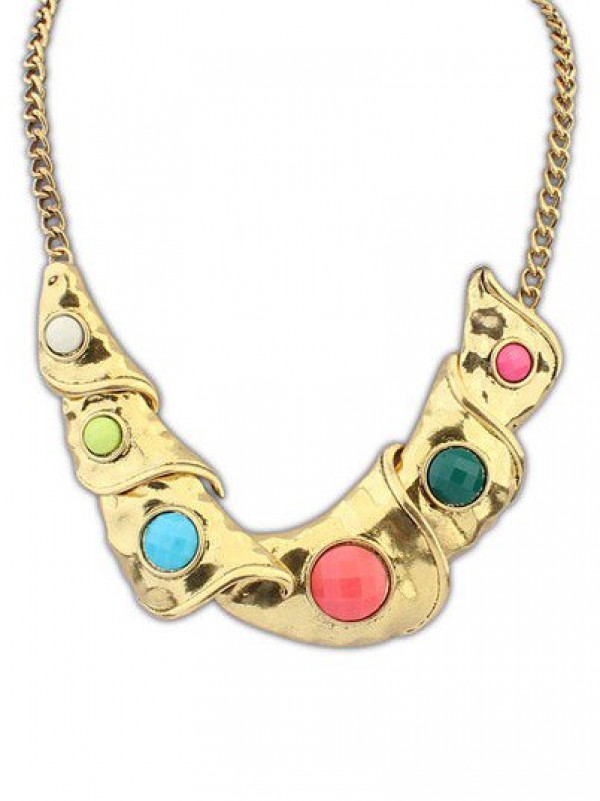 Occident Hyperbolic Personality Metallic Geometry Hot Sale Necklace