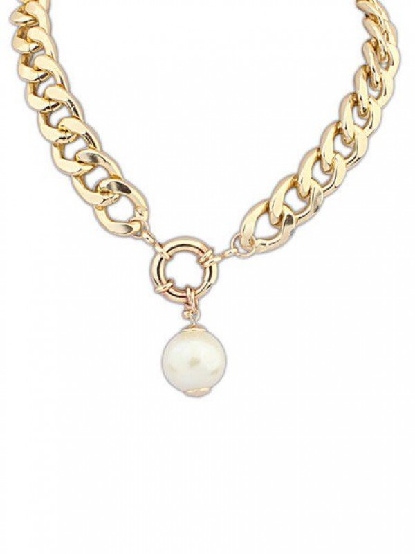 Occident Palace Pearls thick chains Hot Sale Necklace