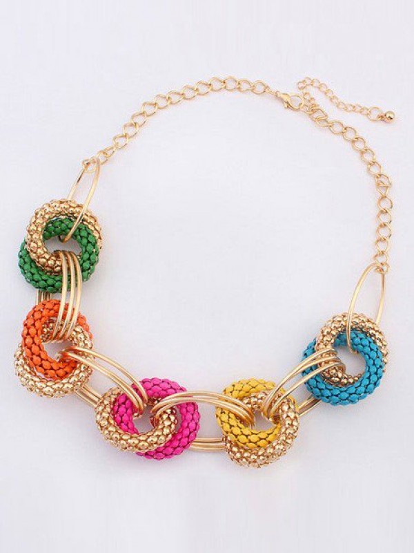 Occident Hyperbolic Retro Exotic Geometry Hot Sale Necklace