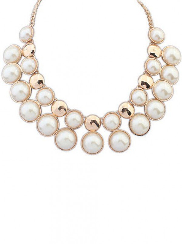 Occident Exquisite all-match Temperament Pearls Hot Sale Necklace