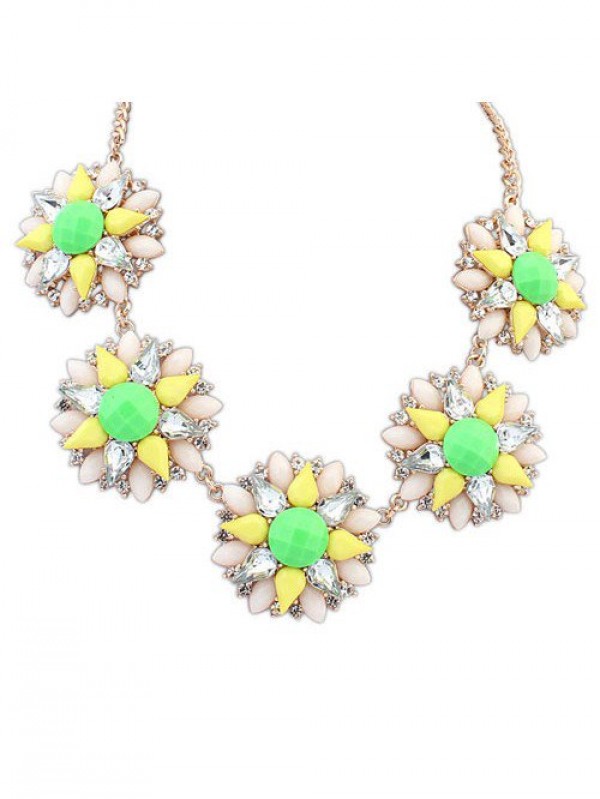 Occident Stylish Street shooting Popular Flowers Hot Sale Necklace