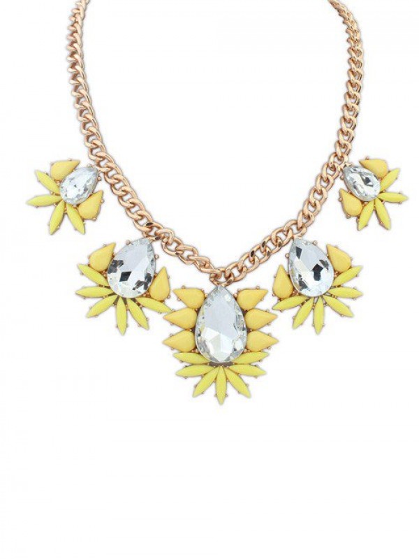 Occident Hyperbolic all-match Water Drop Hot Sale Necklace