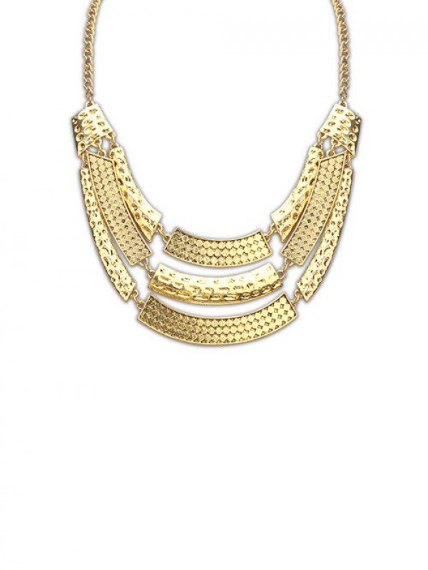 Occident Major Suit Street Shooting Metallic Personality Hot Sale Necklace