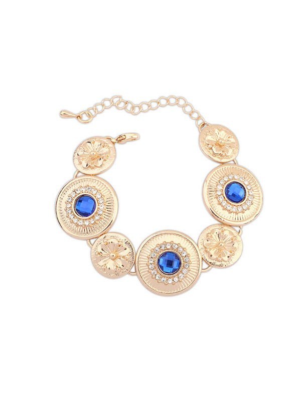 Occident Fashionable Popular Round Plate Hot Sale Bracelets