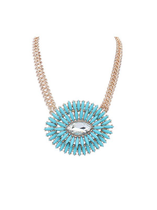Occident Fashionable Oval Simple Fresh Hot Sale Necklace