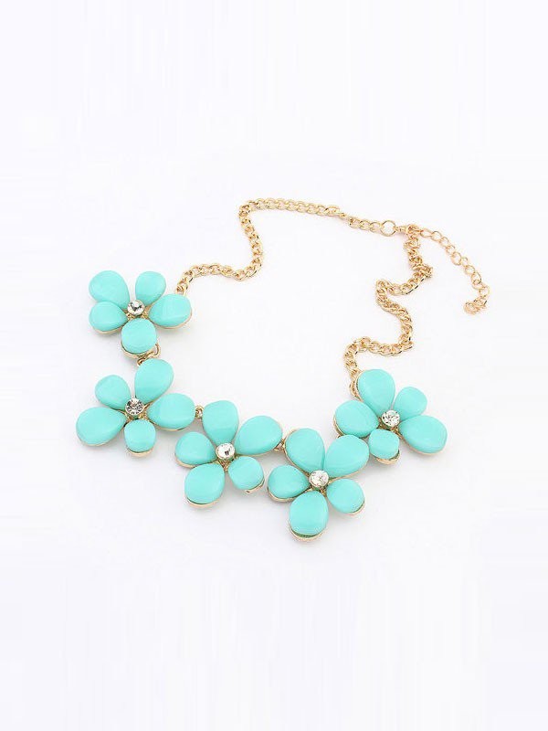 Occident Fresh Floret Sweet Hot Sale Necklace