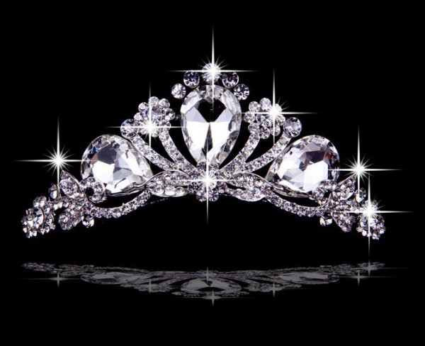 Nice Czech Rhinestones Drop Flowers Wedding Headpieces