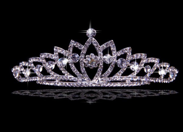 Simple Alloy With Czech Rhinestones Wedding Headpieces