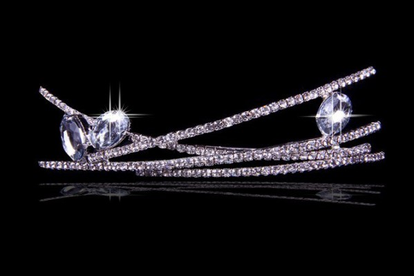 Very Unique Alloy With Czech Rhinestones Wedding Headpieces