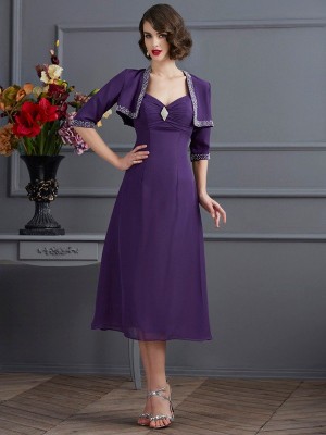 Chiffon 1/2 Sleeves Special Occasion Wrap