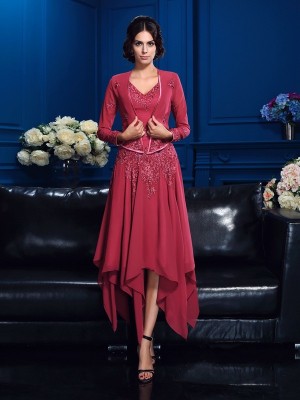 Chiffon Long Sleeves Applique Special Occasion Wrap