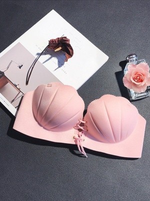 Spandex 1/2 Cup Strapless Invisible Bra