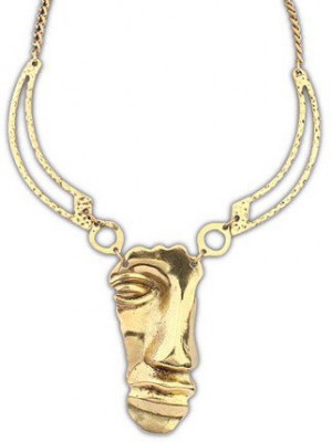 Occident Hyperbolic Punk Mask Personality Hot Sale Necklace