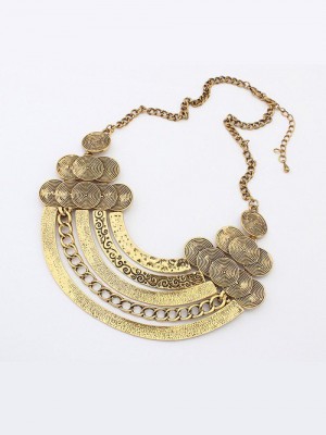 Occident Punk Metallic Hyperbolic Multi-Layered Hot Sale Necklace