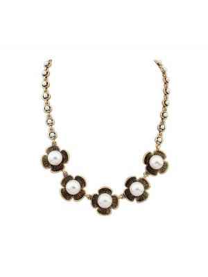Occident Four Leaf Pearls Hot Sale Necklace