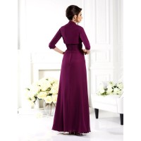 3/4 Sleeves Chiffon Special Occasion Wrap