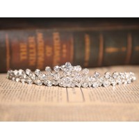 Charming Clear Crystals Wedding Headpieces