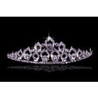 Glamorous Alloy With Czech Rhinestones Wedding Headpieces