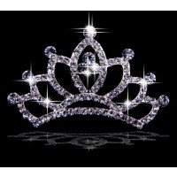 Graceful Alloy With Czech Rhinestones Wedding Headpieces