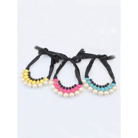 Occident all-match Celebrity Elegant Pearls Ribbons Hot Sale Necklace