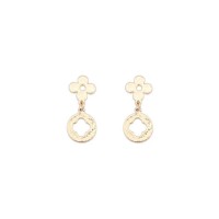 Occident Simple All-match Leaf clover Hot Sale Earrings