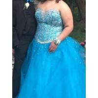 A-Line/Princess Sweetheart Sleeveless Beading Floor-Length Organza Plus Size Dresses