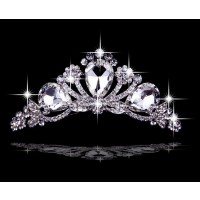 Nice Czech Rhinestones Drop Flowers Wedding Headpieces
