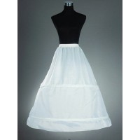 Nylon A-Line 1 Tier Floor Length Slip Style/Wedding Petticoats