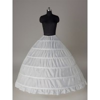 Nylon Ball-Gown 1 Tier Floor Length Slip Style/Wedding Petticoats