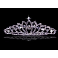Simple Alloy With Czech Rhinestones Wedding Headpieces