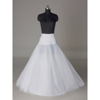 Tulle Netting A-Line 2 Tier Floor Length Slip Style/Wedding Petticoats