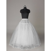 Tulle Netting Ball-Gown 3 Tier Floor Length Slip Style/Wedding Petticoats