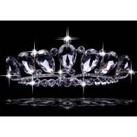 Very Graceful Alloy With Czech Rhinestones Wedding Headpieces