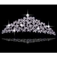 Very Nice Alloy With Czech Rhinestones Wedding Headpieces
